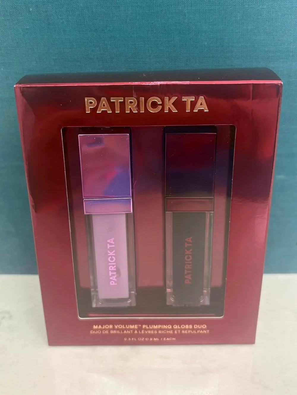 Patrick Ta Major Volume Plumping Gloss Duo — Pink & Deep Berry - MSRP $39